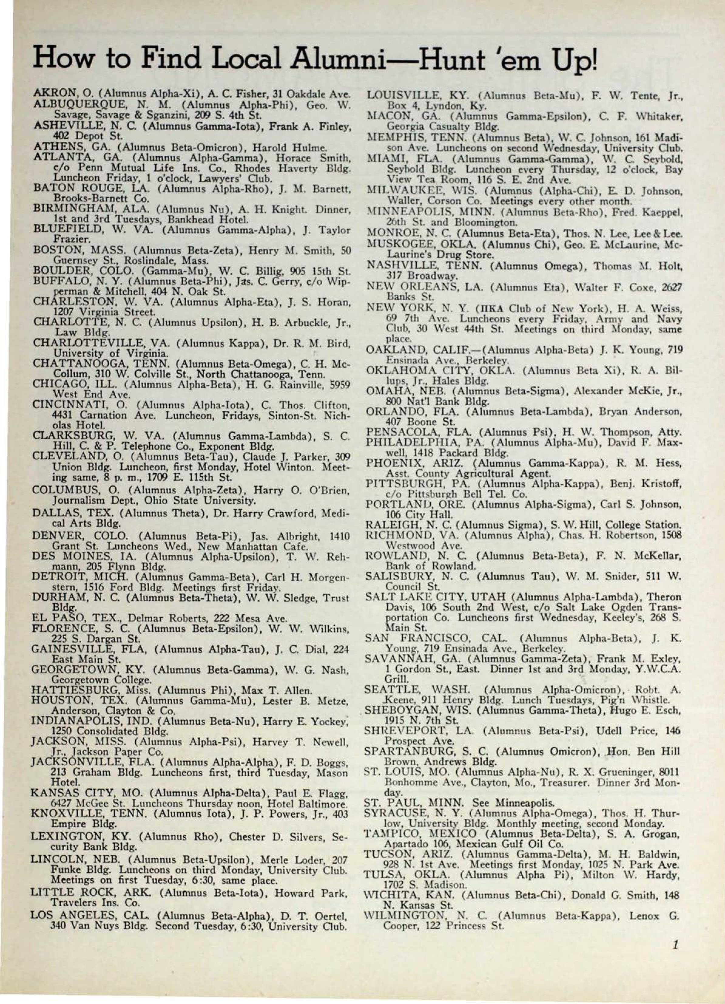 How to Find Local Alumni-Hunt 'Em Up!